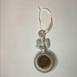 Baby’s first Christmas ornament